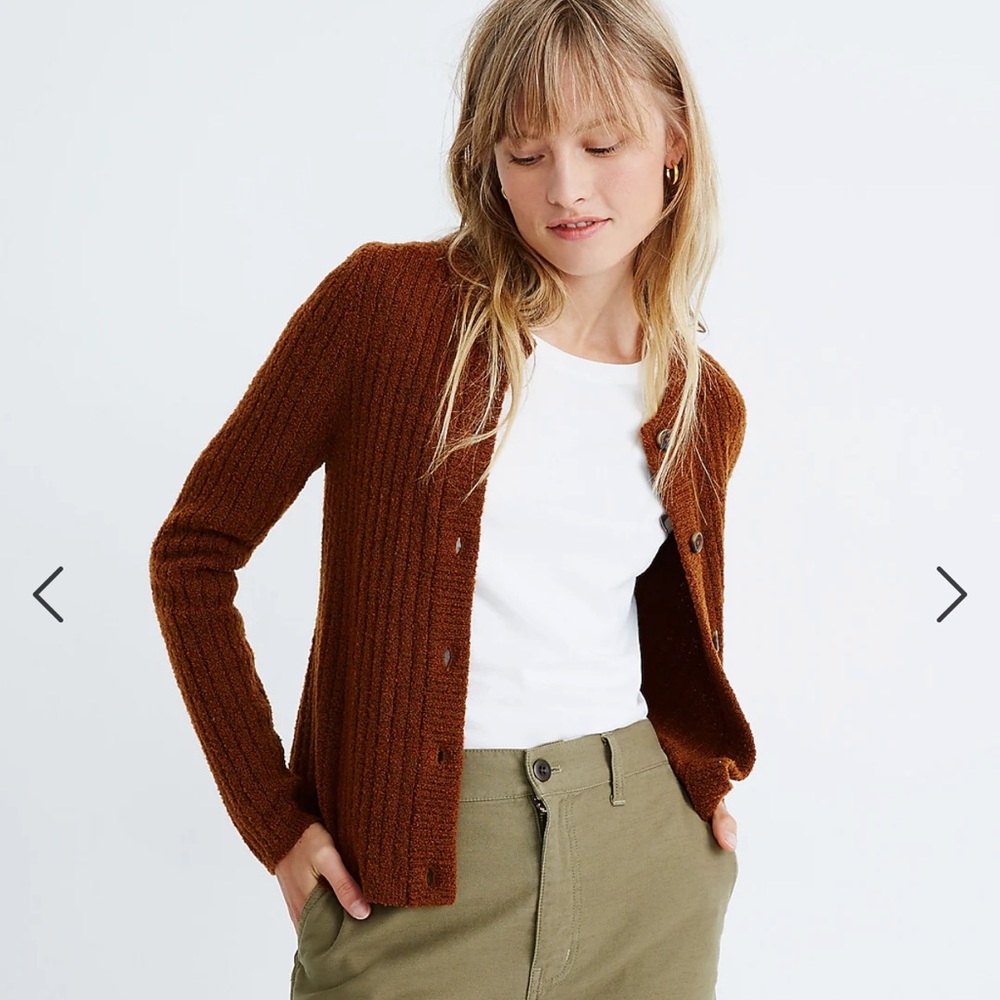 Madewell Merritt Shrunken Cardigan Sweater NWT